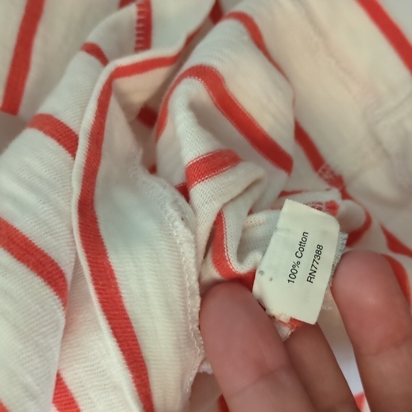 Vintage J Crew Striped Soft Cotton Boat Neck Nautical Classic Tee Sz S Summer - Picture 3 of 4